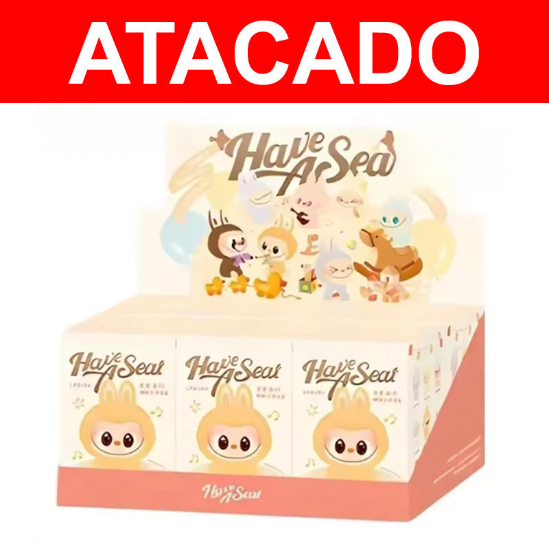 Atacado - 120 Labubus Sentados para Revenda